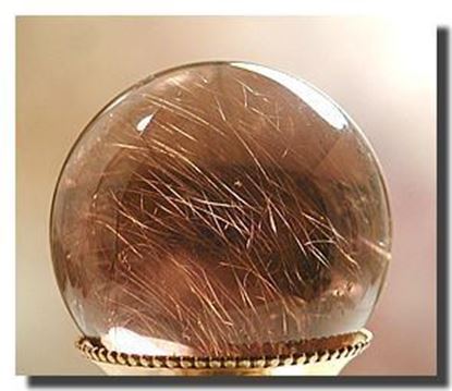 smoke quartz sphere