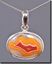 African Botswana Agate sterling pendant