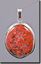 Woodward Ranch Plume Agate Silver Pendant