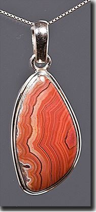 Dryhead Agate Silver Pendant