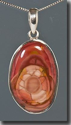 Imperial Jasper Silver Pendant