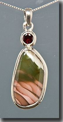 Imperial Jasper Silver Pendant