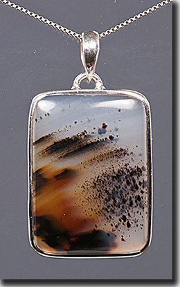 Montana Moss Agate Pendant