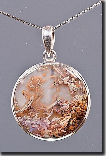 Thunderegg Silver Pendant