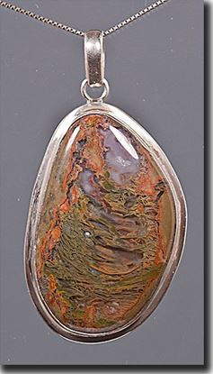 Thunderegg Silver Pendant