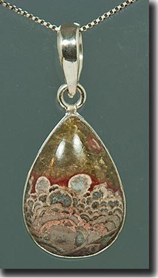 Mushroom Jasper Pendant