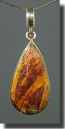 Pilbara Jasper Silver Pendant