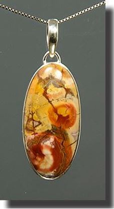 Ochoco Rhyolite Silver Pendant