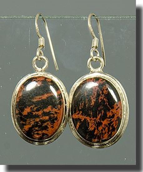 Mahogany Obsidian Earrings