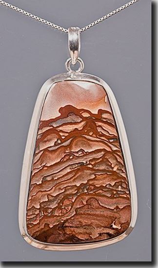 Oregon Deschutes Picture Jasper Pendant