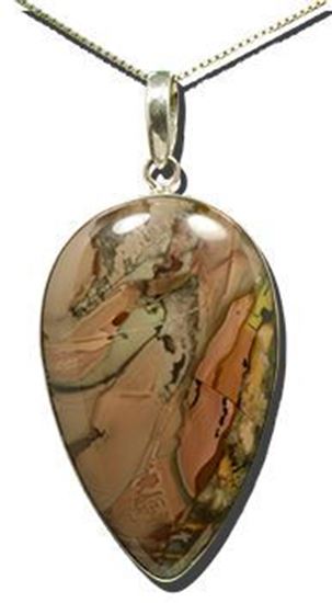 Oregon Morrisonite Jasper Silver Pendant