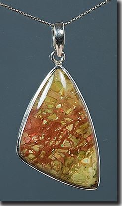 Oregon Morrisonite Jasper Silver Pendant