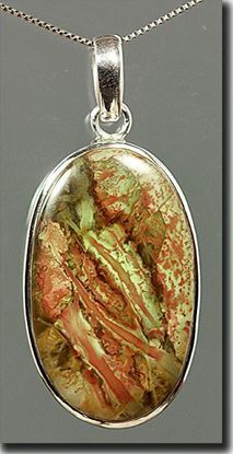 Oregon Morrisonite Jasper Silver Pendant