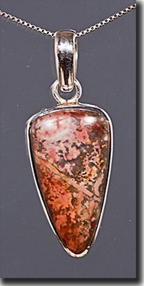 Oregon Morrisonite Jasper Silver Pendant