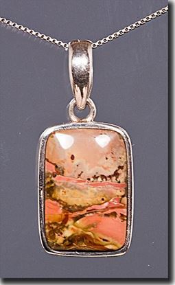 Oregon Morrisonite Jasper Silver Pendant