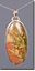 Oregon Morrisonite Jasper Silver Pendant