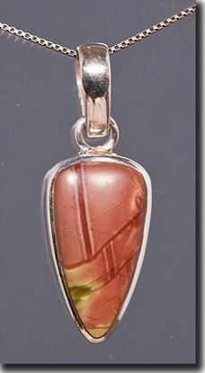 Oregon Morrisonite Jasper Silver Pendant