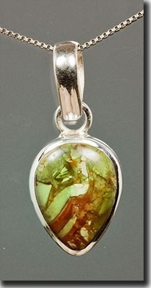 Oregon Morrisonite Jasper Silver Pendant