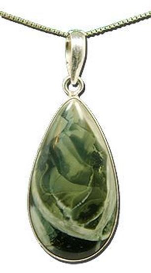 Oregon Morrisonite Jasper Silver Pendant