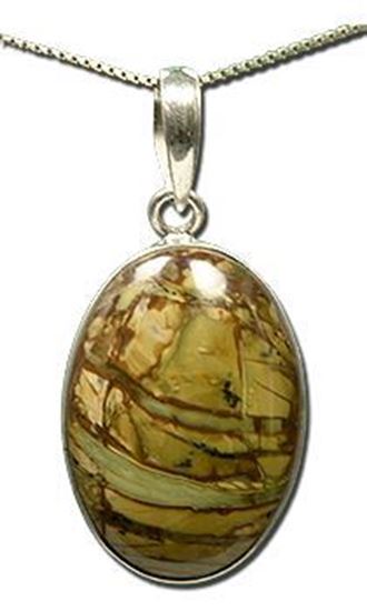 Oregon Morrisonite Jasper Silver Pendant