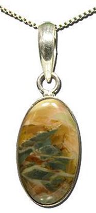 Oregon Morrisonite Jasper Silver Pendant