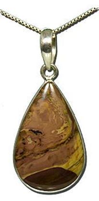 Oregon Morrisonite Jasper Silver Pendant