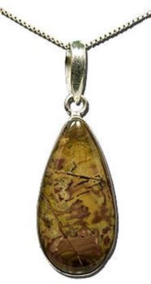 Oregon Morrisonite Jasper Silver Pendant