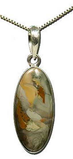 Oregon Morrisonite Jasper Silver Pendant