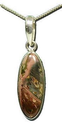 Oregon Morrisonite Jasper Silver Pendant