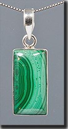 Malachite Silver Pendant