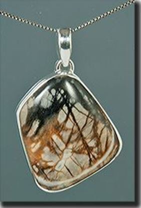 Utah Picasso Marble silver pendant