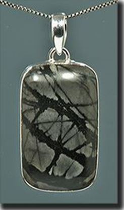 Utah Picasso Marble silver pendant