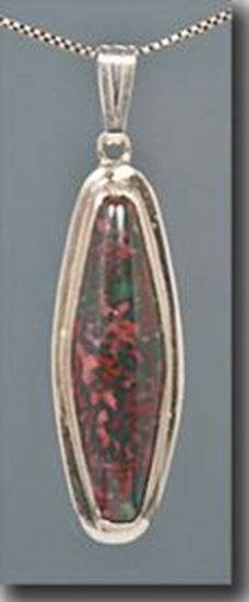 Bloodstone Silver Pendant