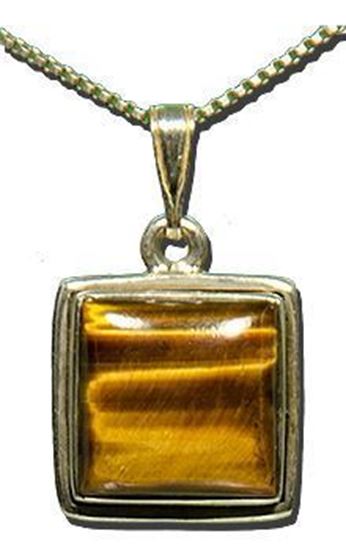 Tiger Eye Silver Pendant