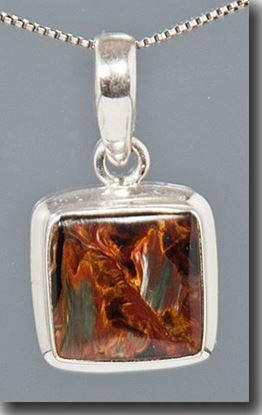 Pietersite Silver Pendant