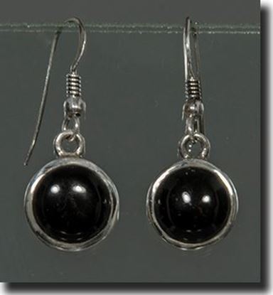 Black Onyx Sterling Earrings