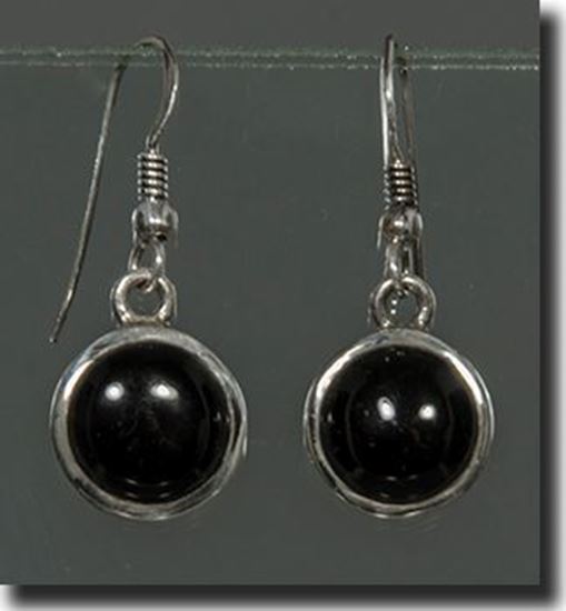 Black Onyx Sterling Earrings