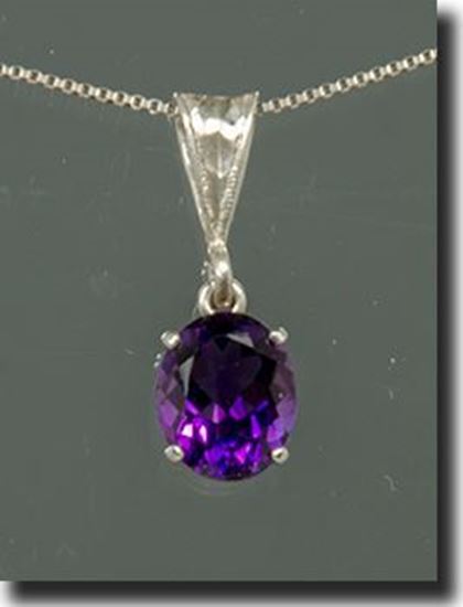 Silver Amethyst Pendant