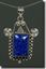 Sodalite Silver Pendant