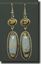 Arizona Blue Opal Silver Earrings