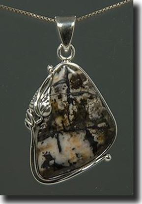 Tiffany Stone Silver Pendant