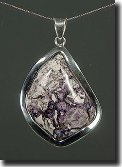 Tiffany Stone Silver Pendant