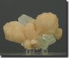 Zeolite Verities Fluorapophyllite & Stilbite mineral Specimen