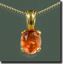 Oval Oregon Sunstone pendant