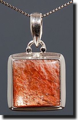 Sunstone Silver Pendant