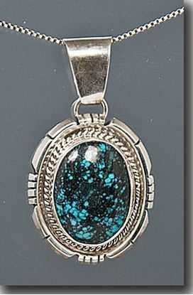 Nevada Blue Turquoise Pendant