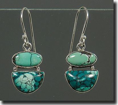 Chinese Turquoise Earrings