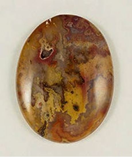 Plume Agate Cab