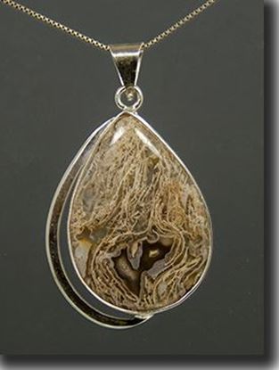 Thunderegg Silver Pendant