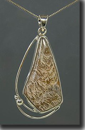 Thunderegg Silver Pendant